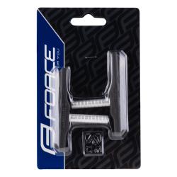 Force čap jednorazové, čierne balené 72mm gumičky bŕzd