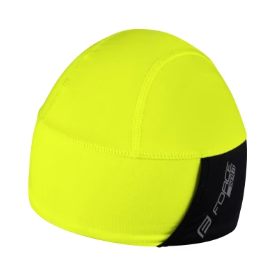 Force Čepice SPLIT zateplená fluo-černá Force Čepice SPLIT zateplená fluo-černá
