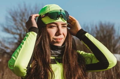 Force Čepice SPLIT zateplená fluo-černá