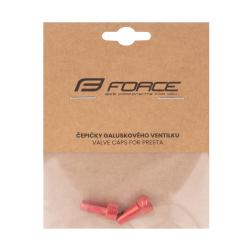 TK 91 Čepičky galuskového ventilku, hliníkové, červené