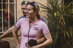 Force CHARM světle růžový dámský cyklistický dres - kr. rukáv POUZE XS (VÝPRODEJ)