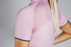 Force CHARM světle růžový dámský cyklistický dres - kr. rukáv POUZE XS (VÝPRODEJ)