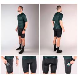 Force COMFORT 2 černé kraťasy s vložkou