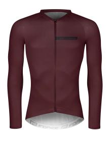 Force CHARM bordó pánský cyklistický dres - dlouhý rukáv Force CHARM bordó pánský cyklistický dres - dlouhý rukáv