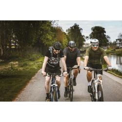 Force CITY čierno-sivý cyklistický dres