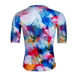Force CRAZY modro-červený dres - kr. rukáv