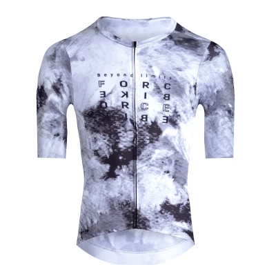 Force CRAZY černo-bílý dres - kr. rukáv