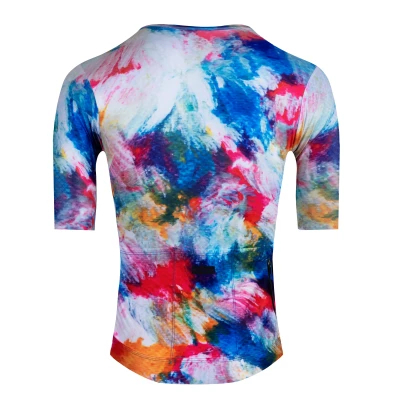 Force CRAZY modro-červený dres - kr. rukáv