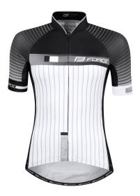 Force DASH LADY čierno-biely dámsky cyklodres - kr.rukáv Force DASH LADY čierno-biely dámsky cyklodres - kr.rukáv