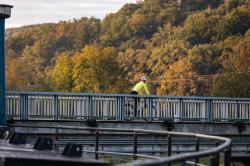 Force ENDLESS fluo cyklistický dres - dlouhý rukáv