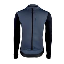 Force ENDLESS modro-černý cyklodres - dlouhý rukáv