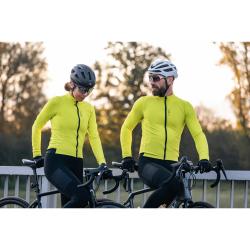 Force ENDLESS fluo cyklistický dres - dlouhý rukáv