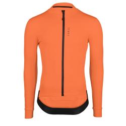 Force ENDLESS oranžový cyklodres dlouhý rukáv