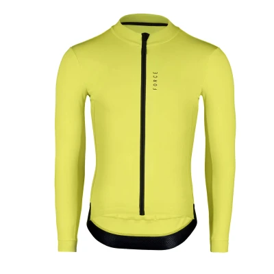 Force ENDLESS fluo cyklistický dres - dlouhý rukáv