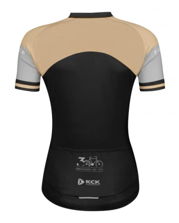 Force ANNIVERSARY LADY černo-zlatý dámský cyklistický dres