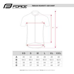 Force RETRO UNI čierno-zlatý dres - kr. rukáv