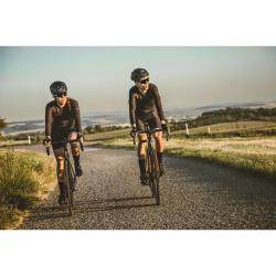 Force GOLD černý pánský cyklodres - dlouhý rukáv