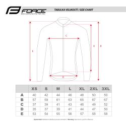 Force GOLD černý pánský cyklodres - dlouhý rukáv