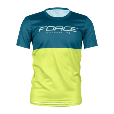 Force KID MTB CHEERY modro-limetkový dětský dres Force KID MTB CHEERY modro-limetkový dětský dres