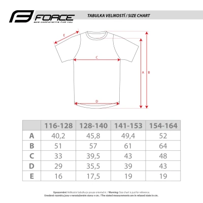Force KID MTB CHEERY modro-limetkový dětský dres