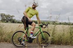 Force MILD limetkový cyklistický dres kr. rukáv