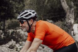 Force MILD oranžový cyklodres - kr. rukáv