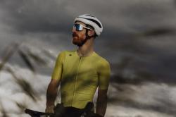 Force MILD limetkový cyklistický dres kr. rukáv