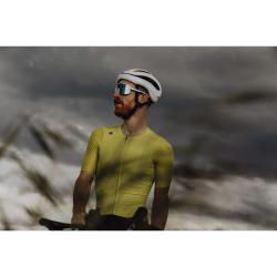 Force MILD limetkový cyklistický dres kr. rukáv