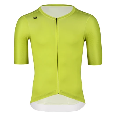 Force MILD limetkový cyklistický dres kr. rukáv