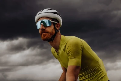 Force MILD limetkový cyklistický dres kr. rukáv