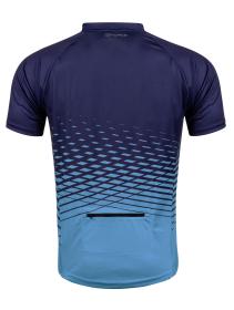 Force MTB ANGLE modrý cyklistický dres - kr. rukáv