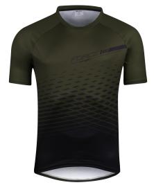 Force MTB ANGLE army cyklistický dres - kr. rukáv Force MTB ANGLE army cyklistický dres - kr. rukáv