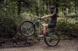 Force MTB ANGLE army cyklistický dres - kr. rukáv