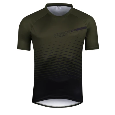 Force MTB ANGLE army cyklistický dres - kr. rukáv Force MTB ANGLE army cyklistický dres - kr. rukáv