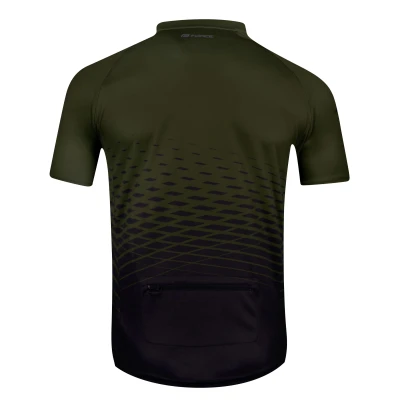 Force MTB ANGLE army cyklistický dres - kr. rukáv