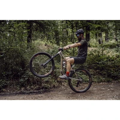 Force MTB ANGLE army cyklistický dres - kr. rukáv