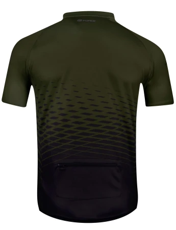 Force MTB ANGLE army cyklistický dres - kr. rukáv