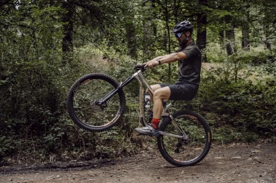 Force MTB ANGLE army cyklistický dres - kr. rukáv