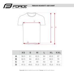 Force MTB MOUNT LADY modrý dámsky dres - kr. rukáv