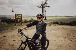 Force MTB MOVE tm.zelený cyklodres - krátký rukáv