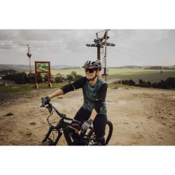 Force MTB MOVE tm.zelený cyklodres - krátký rukáv