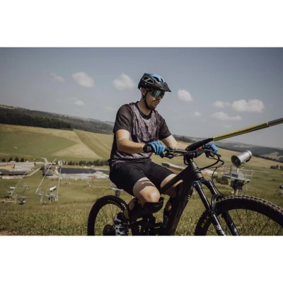 Force MTB MOVE černý cyklodres - krátký rukáv