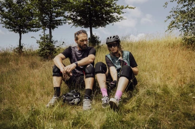 Force MTB MOVE černý cyklodres - krátký rukáv