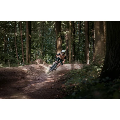 Force MTB RULES béžový cyklodres - kr. rukáv