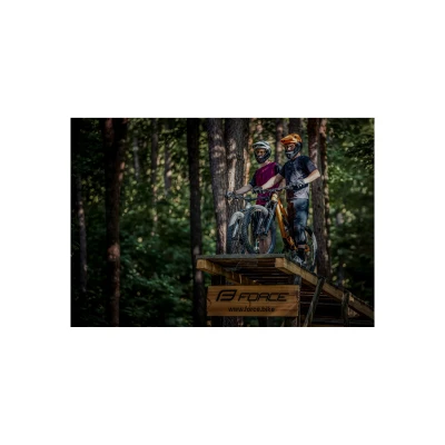 Force MTB RULES bordó dres - kr. rukáv