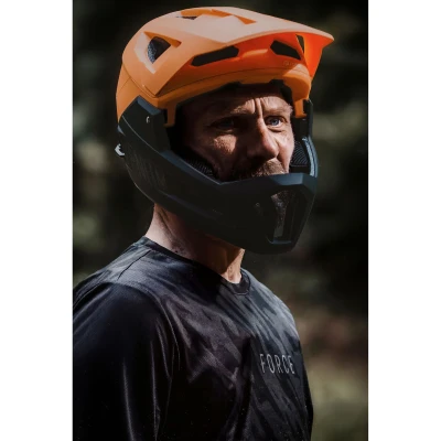 Force MTB RULES černo-šedý dres - kr. rukáv