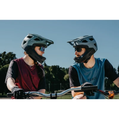 Force MTB RULES modrý dres - kr. rukáv