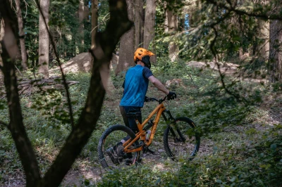 Force MTB RULES modrý dres - kr. rukáv