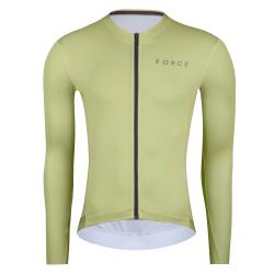 Force Dres PLAIN zelený dres - dlouhý rukáv