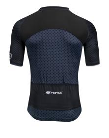 Force POINTS černo-modrý cyklistický dres